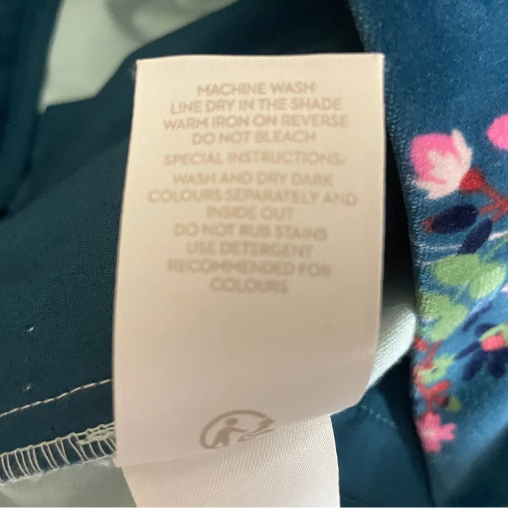 Boden Sackville Crop Pants US 8P Floral Stretch Velvet Business Casual - Picture 10 of 11